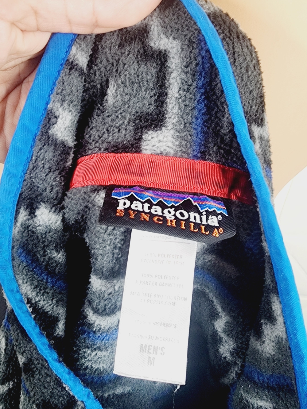 Patagonia Aztec Southwestern Geometric Synchilla Snap T Fleece Pullover Men’s M - Picture 5 of 6